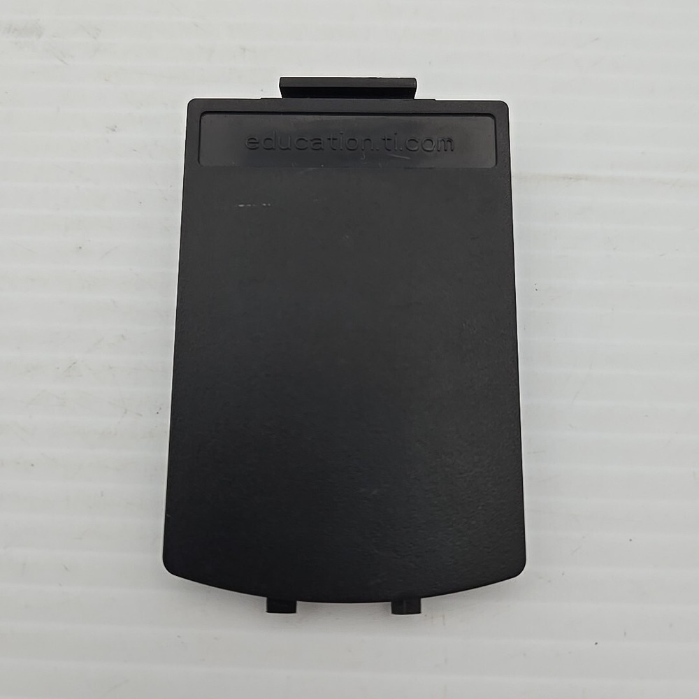 Texas Instruments TI-83 Plus Graphing Calculator Battery Cover Replacement Black